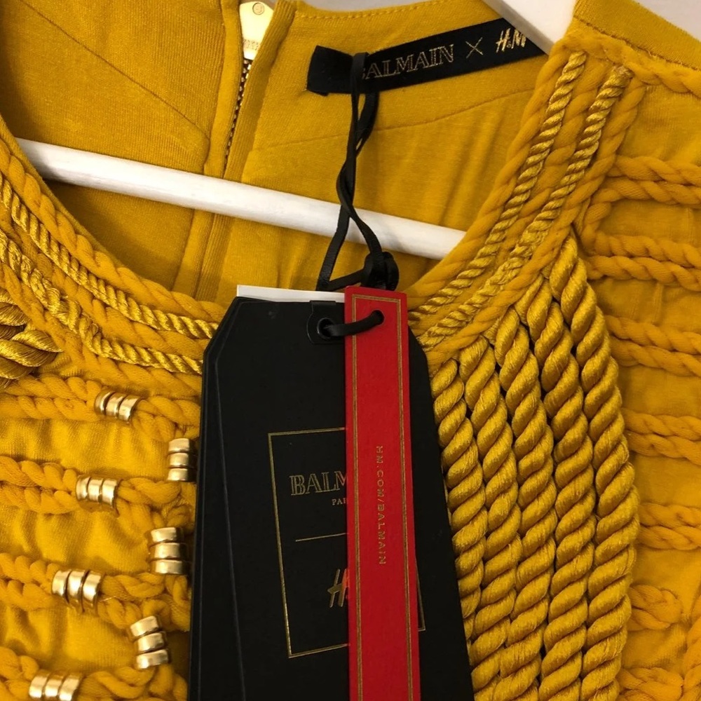 BNWT Balmain H&M Beaded Rope Vest 36 - Picture 7 of 7